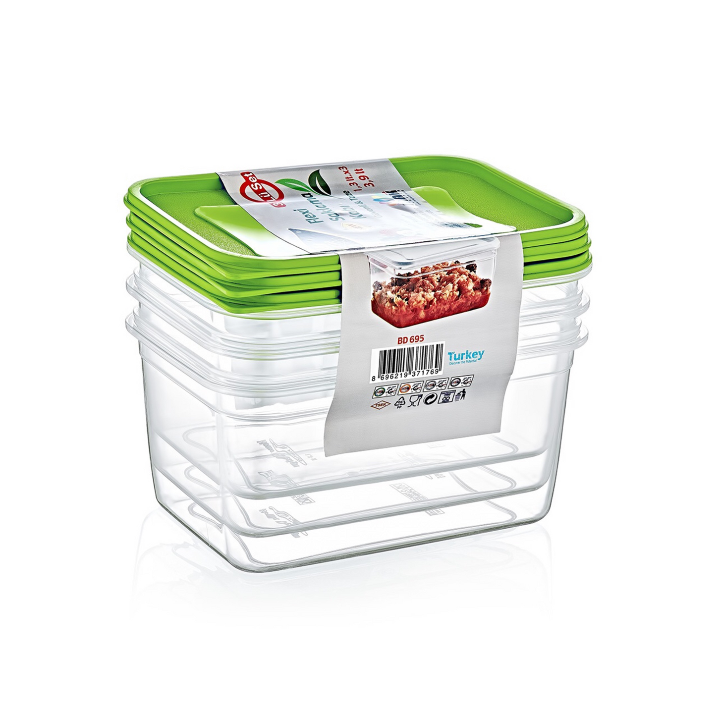 Flexy Box 3 Pc Set - 1.3Ltr