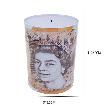 Coin Box Pound Sterling - 15cm X 22cm