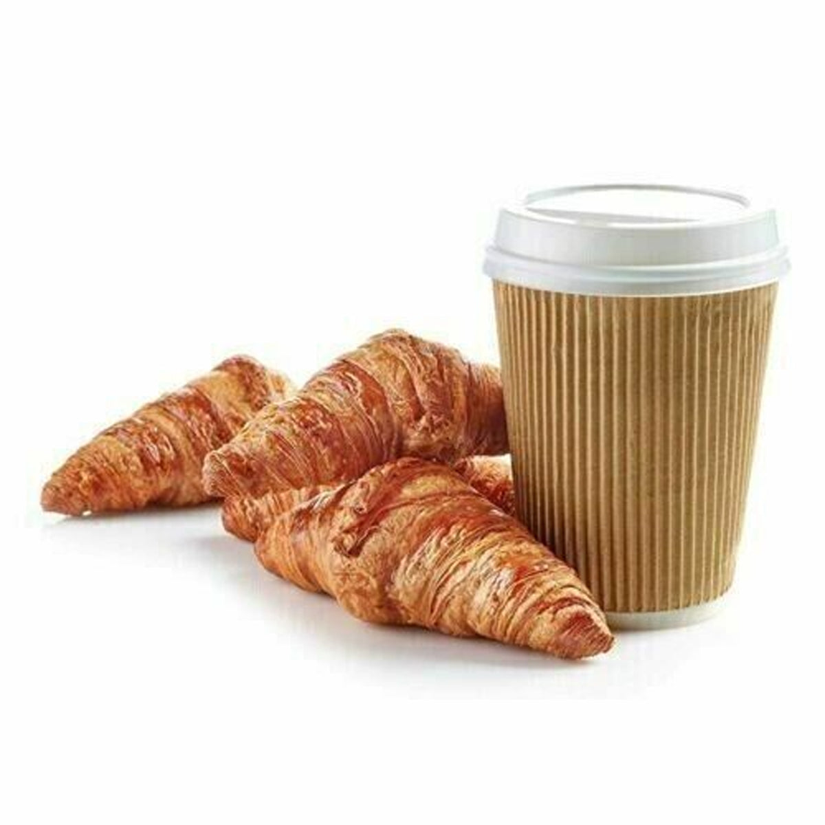 Disposable Cups With Lid 12 Oz - 200 Pcs