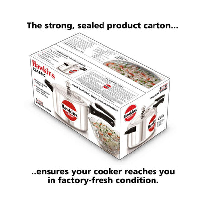 Hawkins Pressure Cooker - CLASSIC - Silver - 5 L