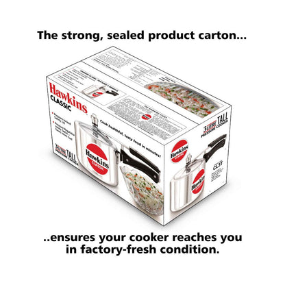 Hawkins Pressure Cooker - CLASSIC - Silver - 3 L Tall