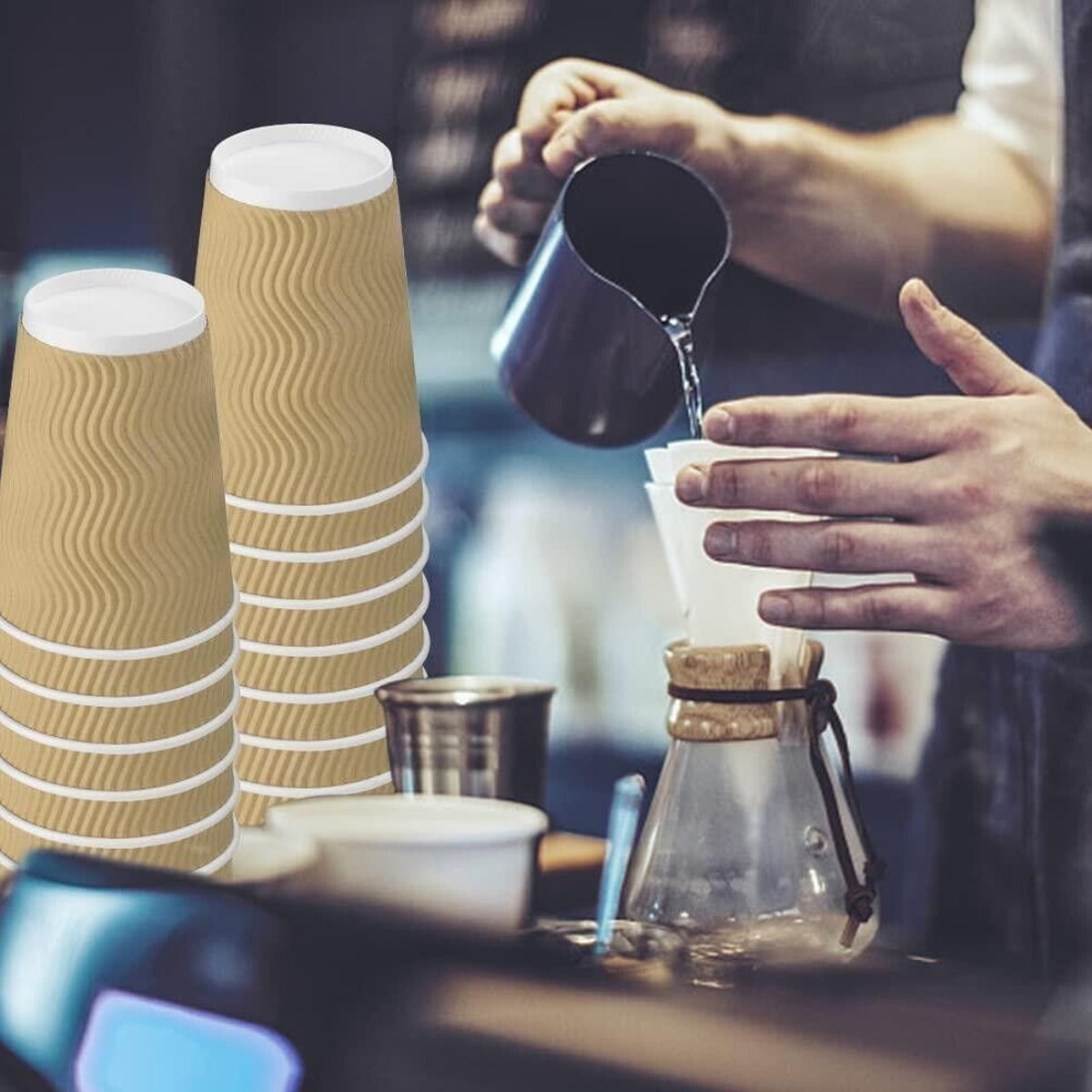 Disposable Cups 12 Oz - 100 Pcs