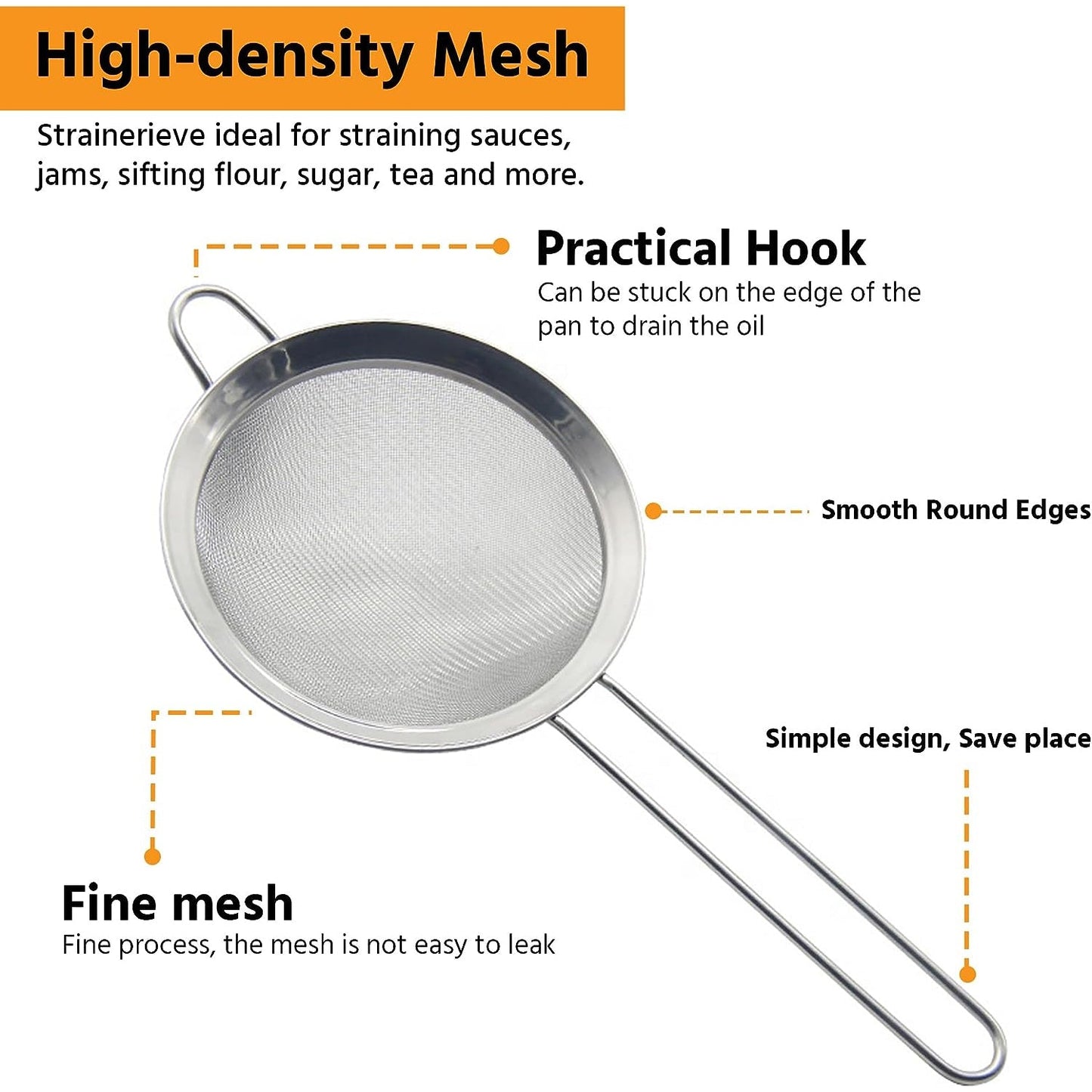 Tea Strainer Stainless Steel 10cm