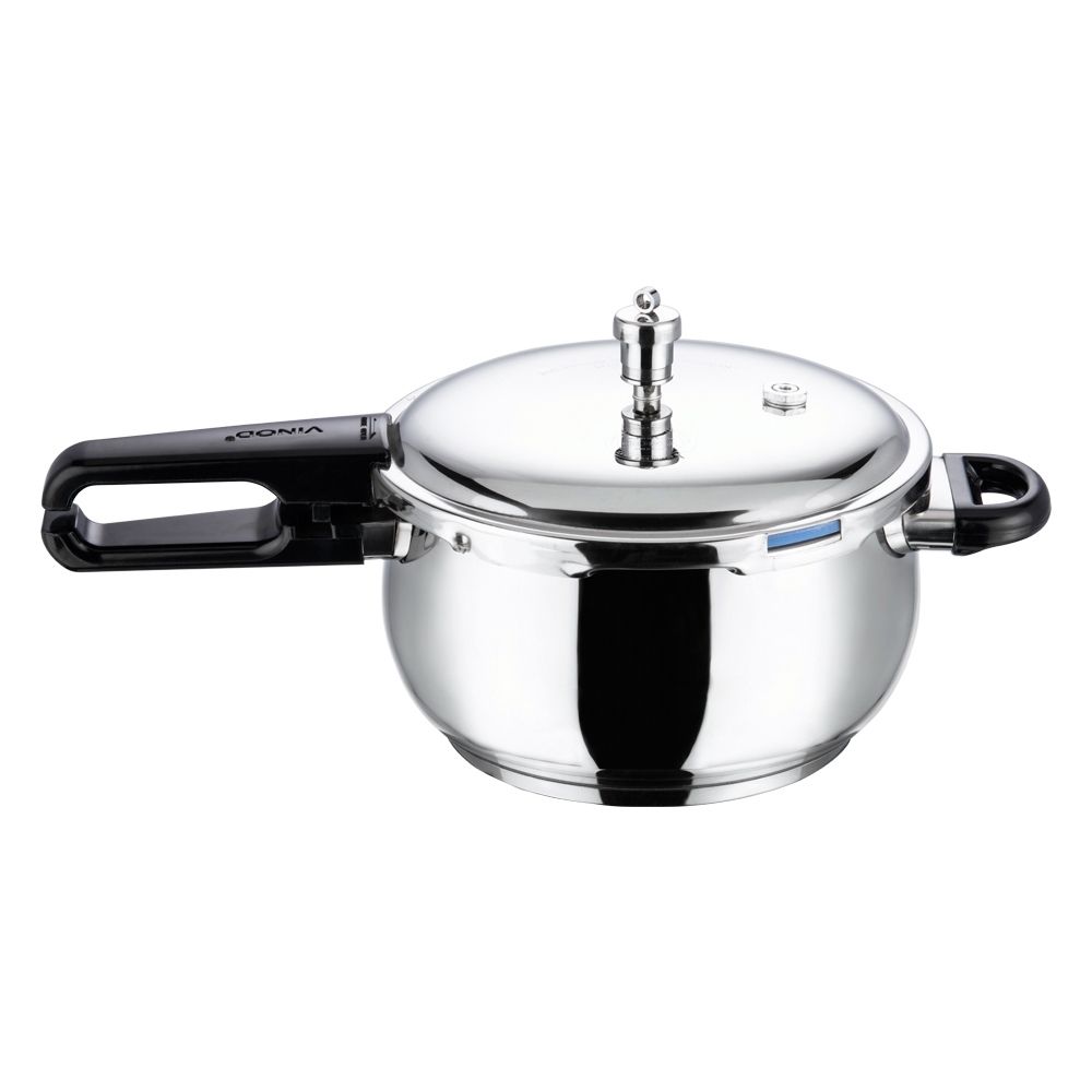 VINOD-Stainless Steel Pressure Cooker-2.5 L - Induction Base - SPLENDID PLUS -2.5 L