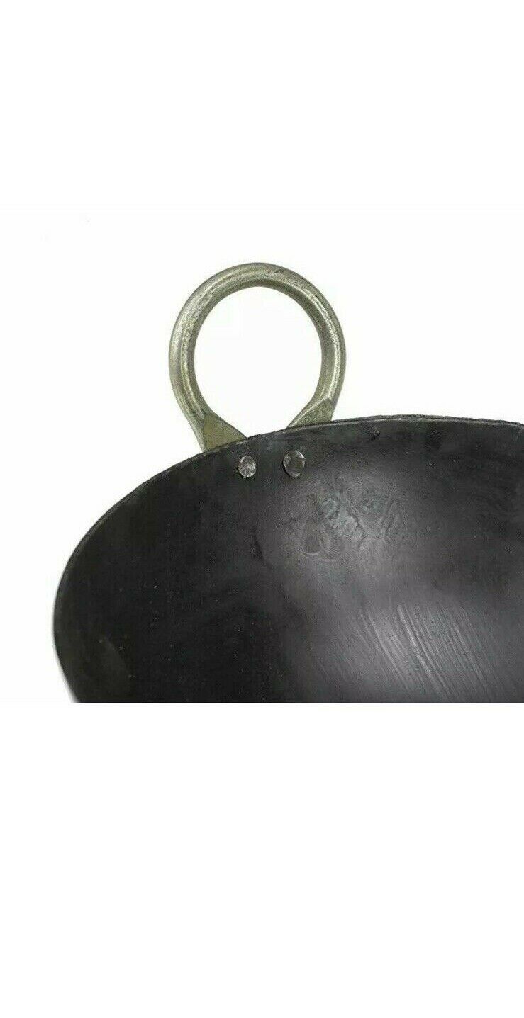 Iron Wok / Kadai - 25 cm / 10 inch