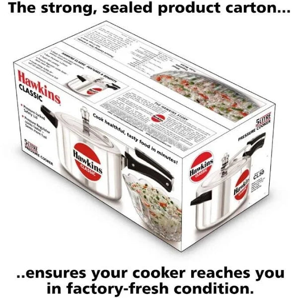 Hawkins Pressure Cooker - CLASSIC - Silver - 8 L