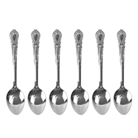 Tea Spoons - 6 Pcs Set - 15 cm